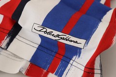DOLCE & GABBANA T-shirt Multicolor Cotton Polo Top Mens IT48/ US38 /M RRP $800