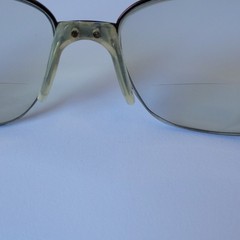VTG Marcolin Aviator Eyeglass Frames Dark Metal Double Bridge Made in Italy 145