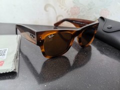 Ray-Ban Mega Wayfarer Sunglasses RB0840S 954/33 Havana/ Brown Lens 51-21 145