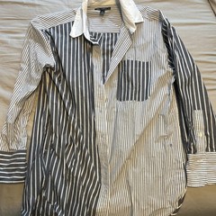 Banana Republic Womens M Organic Cotton Striped Long Sleeve