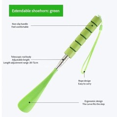 Shoe Horn Extra Long Handle Stainless Steel 28″ Handled Metal Shoehorn Horns
