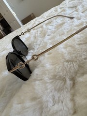 GUCCI GG0885SA-001 Black Grey Italy Authentic Full Rim Sun