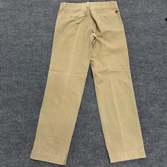 Hugo Boss Pants Mens Size 34 Beige Chino Straight Leg Buckle Waist Casual Tan