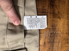 Carhartt Relaxed Fit Chino Pants Beige Twill Straight Leg 42W Pockets