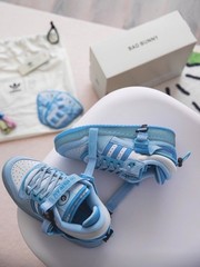 Bad Bunny × adidas Forum Buckle Low Blue Tint GY9693 NEW WITH BOX