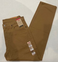 Mens Levis 502 Regular Taper Stretch Jeans Caraway (Brown) 32, 33, 34, 36 #0100
