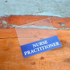 Clear RN Badge Buddy HORIZONTAL – Transparent Hospital & Nurse ID Backer Card