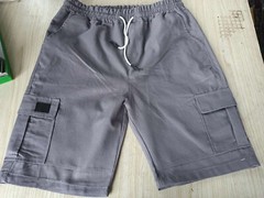 Men Casual Chino Cargo Shorts Pants 6-Pockets Summer Beach Trousers