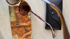 Paul Smith Women’s Round Full Rim Brown Gradient Sunglasses w/ Case Booklet