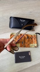 Paul Smith Women’s Round Full Rim Brown Gradient Sunglasses w/ Case Booklet