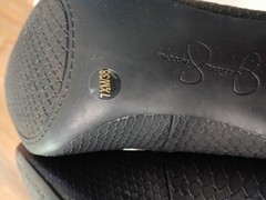 Jessica Simpson Black Laenie Classic Pumps 4″ Heels Size 7.5 M US 38 EU