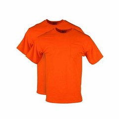 Gildan Men’s T-Shirts DryBlend WorkWear Tall Sizes W/Pocket 2-Pack XLTLT J5-12