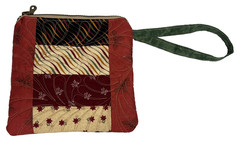 Handmade Quilted Clutch Bag 7 in. by 7 in. with 7 in. Loop Handle