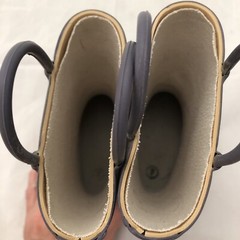 Oakiwear Perched Owls Loop Handle Rubber Rain Boots Size 7 EUC