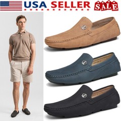 Men Driving Loafers Dress Casual Penny Moccasins Lightweight Shoes Size 6.5-13