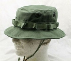 Vietnam Shooter’s 2″ Short Brim Boonie Cover – Olive Drab Boonie Hat -Govt Issue
