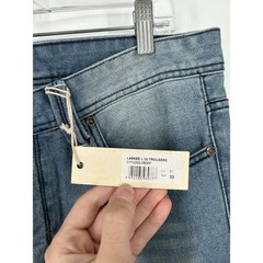Diesel Larkee Straight Leg Regular Fit Medium Wash Distressed Jeans Size 33×32