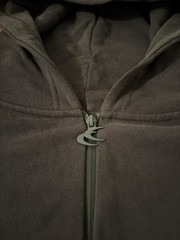 Scuffers Men’s Black Solid Full Zip Hooded Long Sleeve Hoodie Regular M