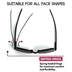 XXL Extra Large Size Polarized Sunglasses for Men Big Head Wide Frame