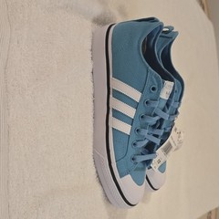 adidas Nizza Low ADV Men’s Low Top Canvas Lace-Up Sneakers Blue/White