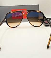 New Ray-Ban Cats 5000 Havana Brown Sunglasses RB4125 710/51 59MM Unisex
