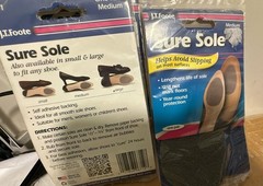 J.T. Foote Sure Sole Anti-Slip Shoe Sole Pads Medium