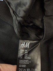 Mugler X H&M Black Cut Out Tailored Wool Trouser UK-US 38 EU 54 RARE Avantgarde