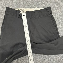Dickies Pants Mens Size 29×30 Black 874 Original Fit Straight Leg Workwear Twill