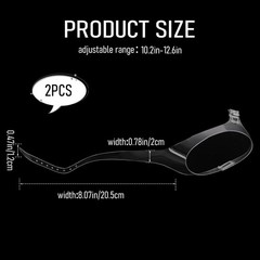 Clear Invisible Shoelace, Transparent High Heel Shoe Straps for Women Detacha…