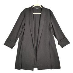 MM LAFLEUR NSPC-19-051 Black Side Slit Dietrich Blazer Jacket Minimalist SIZE XL