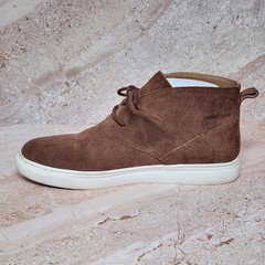 LUCKY BRAND LP-LORELLE Brown Suede Mid Top Comfort Sneaker Bootie 7½M US / 38 EU