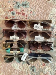 Foster Grant Mixed Sunglasses Lot Multicolor Assorted Styles Metal/Plastic