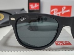 Ray-Ban RB2140 Classic Wayfarer Sunglasses Black Frame Glass black Lens 50/22 mm