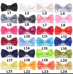 Bowtie Mens Adjustable Formal Wedding Party Necktie Bow Tie Solid Color Tuxedo