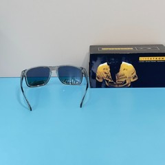 Oakley Holbrook OO9102 Clear Gray Frame Prizm Sapphire Sunglasses New w/ Box