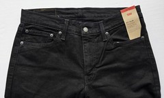 Levi’s Men’s 511 Slim Jeans Stretch Black Denim NEW 34×32