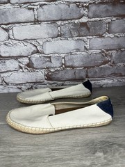 Reef White Leather Espadrilles Loafers Flats Shoes Women’s Sz 7.5M US/38EU