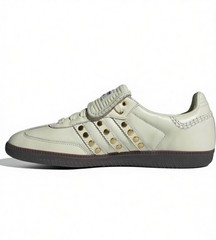 Wales Bonner x adidas Samba Studded Cream White IG4304 Leather Low Sneakers