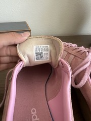 Pink Adidas Bermudas suede shoes