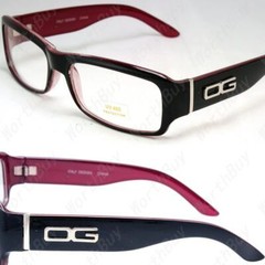 OG Men Women Clear Lens Rectangular Frame Fashion Eye Glasses Designer Full Rim