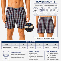 Lot 3 6 Men Knocker Boxer Trunk Plaid Shorts Underwear Lot Cotton Briefs S~3XL