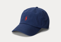 Polo Ralph Lauren Men’s One Size Cotton Chino Adjustable Ball Cap Navy Blue