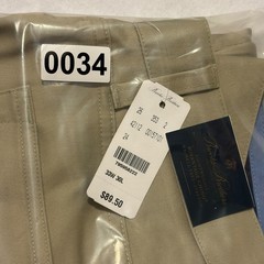 Brooks Brothers Mens Lightweight Advantage Chino Stretch Pants Khaki 33×30 NWT