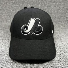 ’47 Brand Montreal Expos Strapback Baseball Cap Black One Size MLB