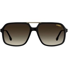 Carrera Unisex Sunglasses Black Brown Plastic Full Rim Pilot Frame 229/S 0R60/HA