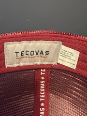 Tecovas Trucker Hat Mens Burgundy Western Ranch Mesh Snapback Cap Giddy On Up