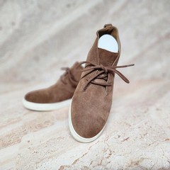 LUCKY BRAND LP-LORELLE Brown Suede Mid Top Comfort Sneaker Bootie 7½M US / 38 EU