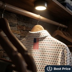 ⭐United States The Rhoback White Polo by :Non-Bacon Collar USA Flag M – L – XL⭐
