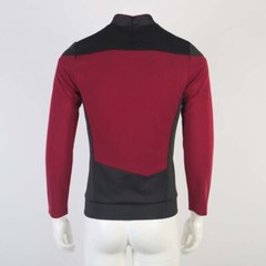 For The Next Generation Picard Red Uniforms TNG Riker Data Gold Blue Top Costume