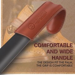 Long Handle Metal Shoe Horn for Seniors – Boot Helper Spoon Dressing Aid
